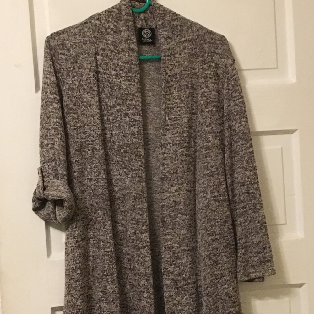 Front open light sweater